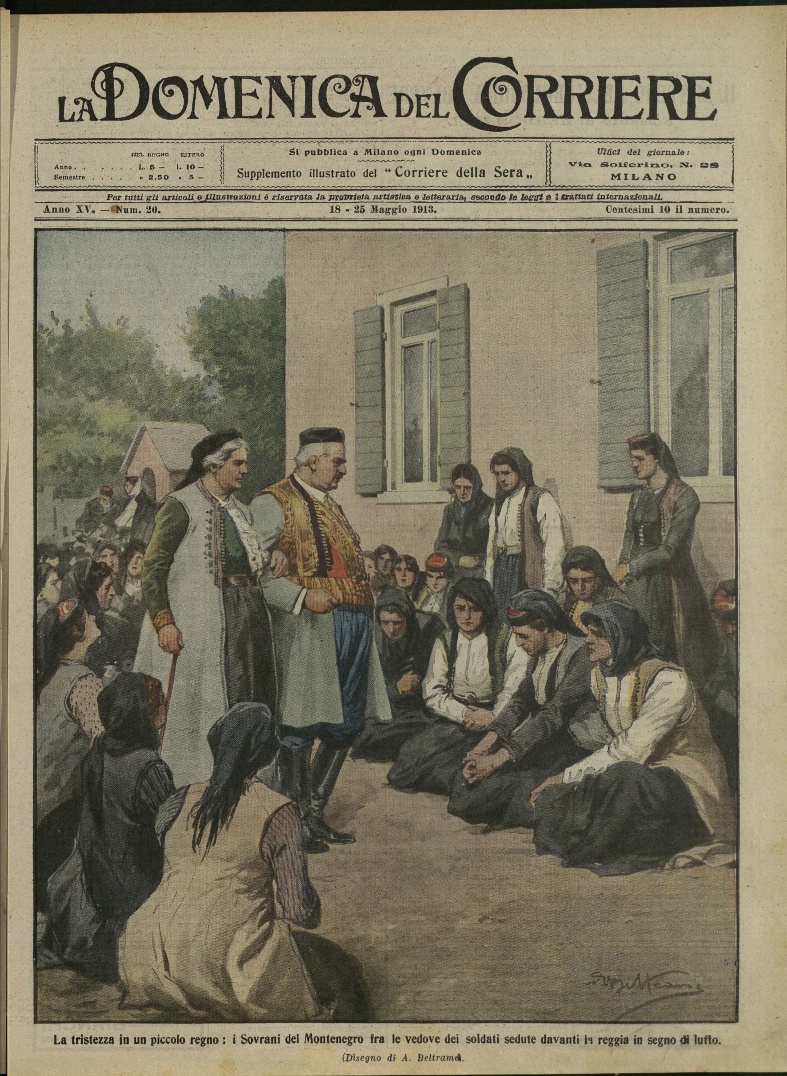 LA DOMENICA DEL CORRIERE. 18 - 25 Maggio 1913. Anno …