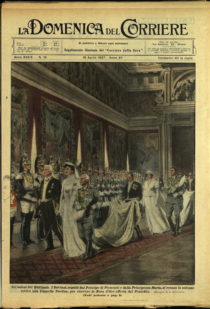 LA DOMENICA DEL CORRIERE 18 aprile 1937 Anno XXXIX - …