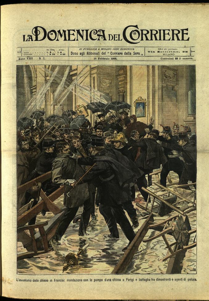 LA DOMENICA DEL CORRIERE. 18 Febbraio 1906. Anno VIII - …