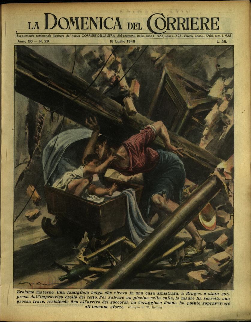 LA DOMENICA DEL CORRIERE. 18 luglio 1948. Anno L - …