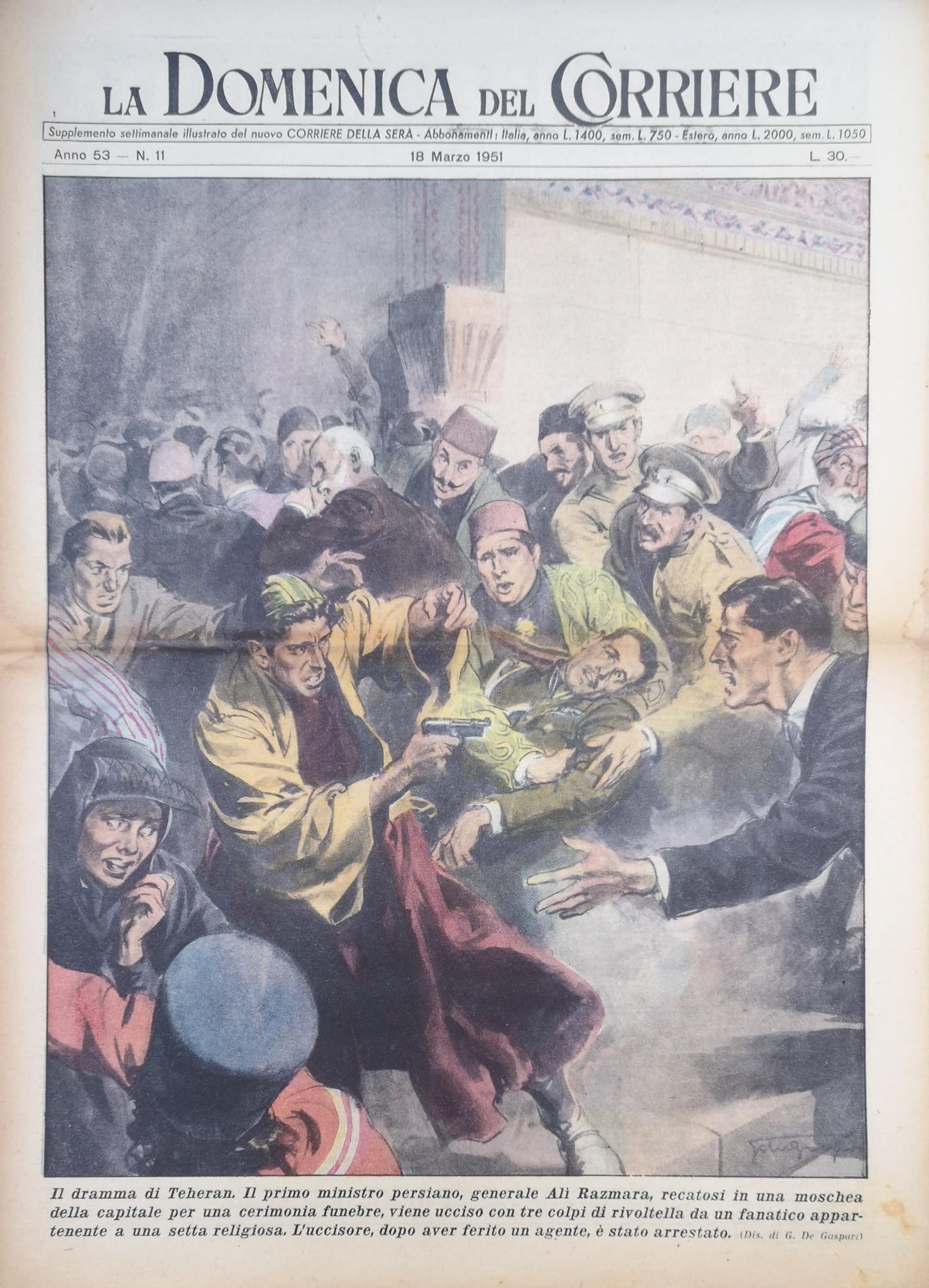 LA DOMENICA DEL CORRIERE 18 marzo 1951 Anno LIII - …