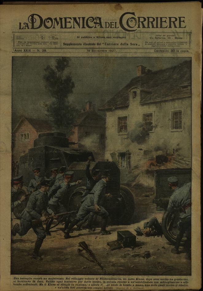 LA DOMENICA DEL CORRIERE 18 settembre 1927 Anno XXIX - …