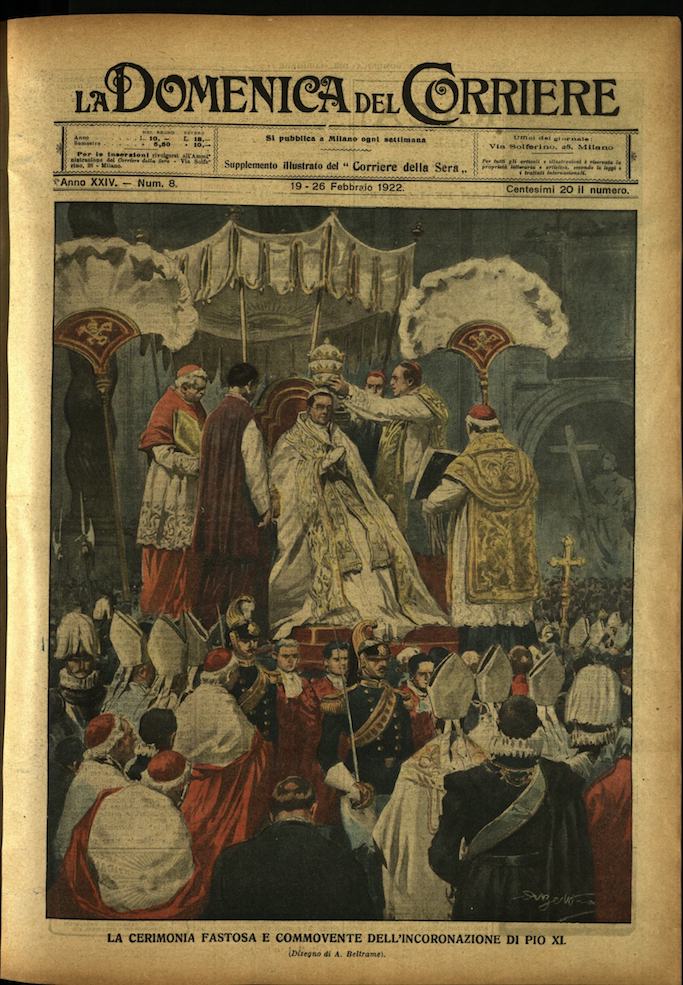 LA DOMENICA DEL CORRIERE. 19 - 26 Febbraio 1922. Anno …