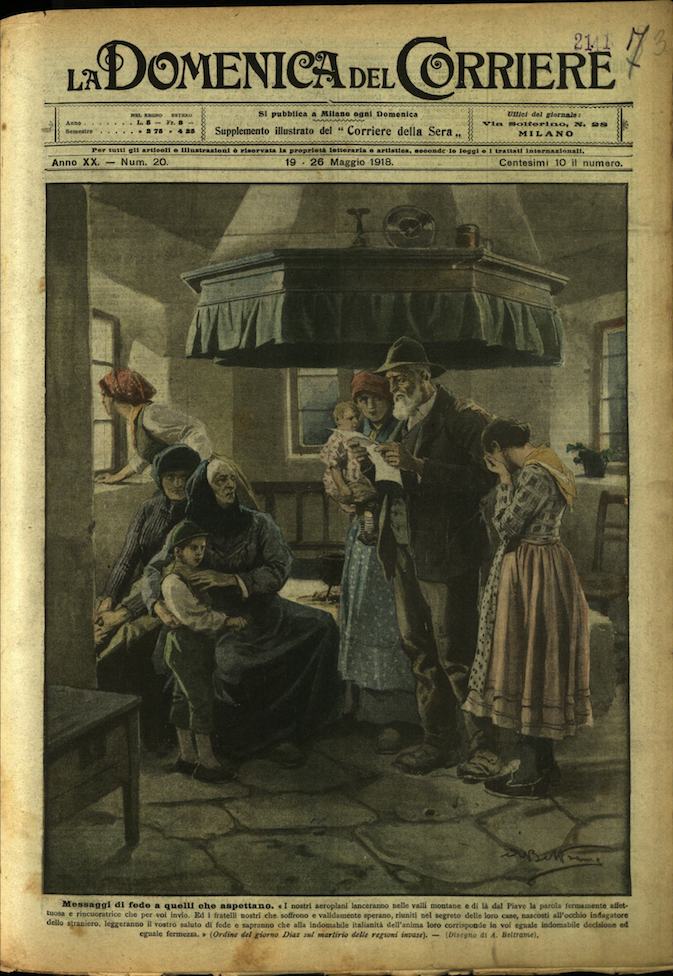 LA DOMENICA DEL CORRIERE. 19 - 26 maggio 1918. Anno …