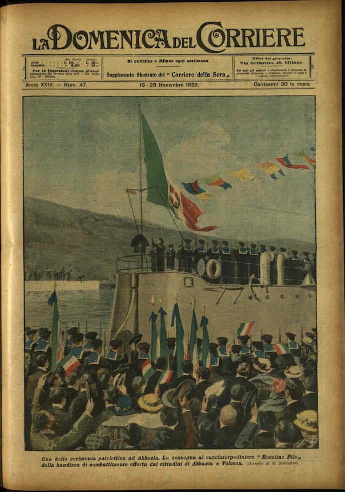 LA DOMENICA DEL CORRIERE. 19 - 26 novembre 1922. Anno …