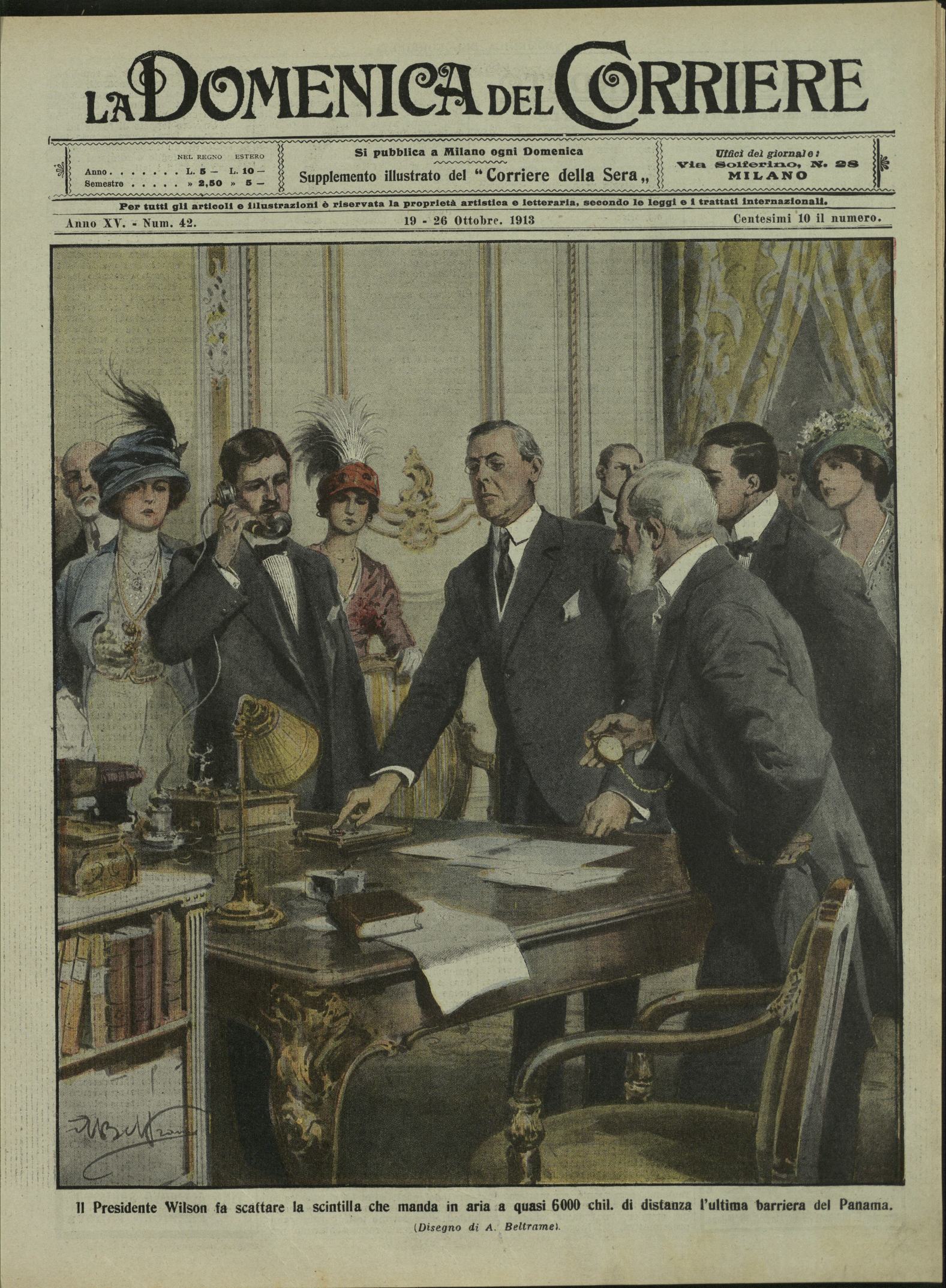 LA DOMENICA DEL CORRIERE. 19 - 26 Ottobre 1913. Anno …