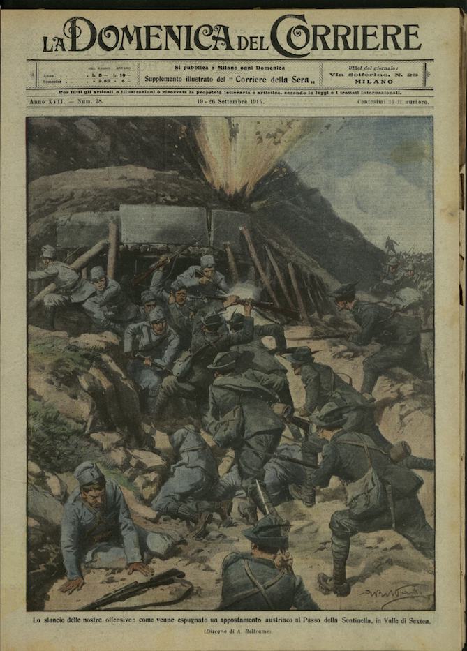 LA DOMENICA DEL CORRIERE. 19 - 26 settembre 1915. Anno …