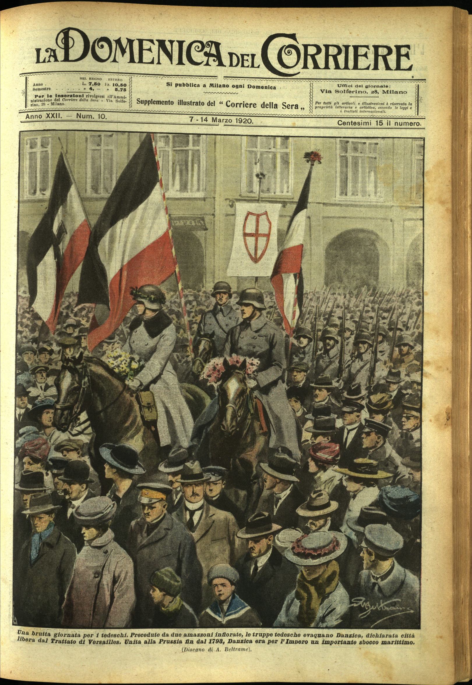 LA DOMENICA DEL CORRIERE. 1920. Annata completa.