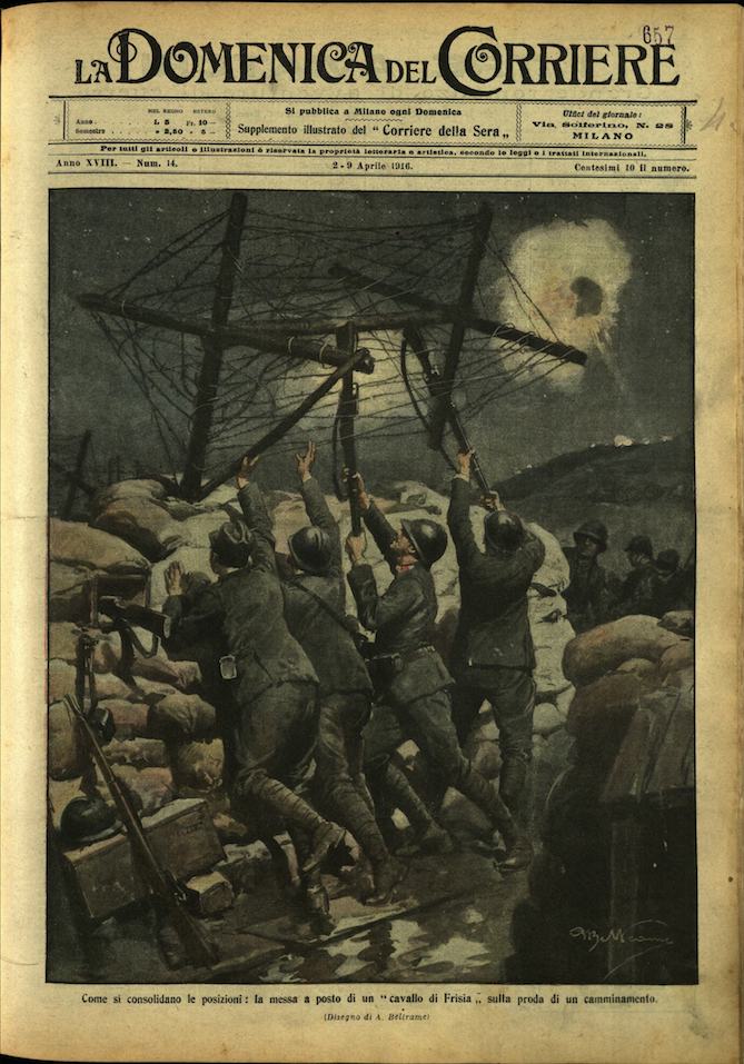 LA DOMENICA DEL CORRIERE. 2 - 9 aprile 1916. Anno …