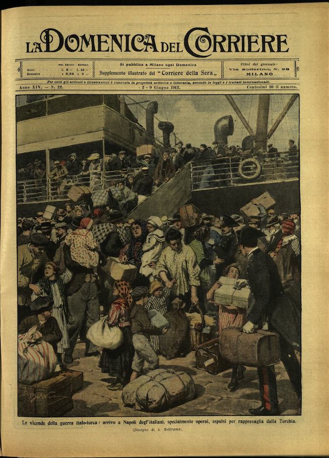 LA DOMENICA DEL CORRIERE. 2 - 9 giugno 1912. Anno …