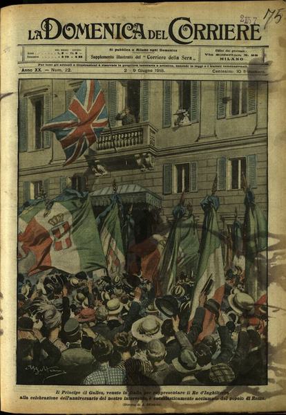 LA DOMENICA DEL CORRIERE. 2 - 9 giugno 1918. Anno …