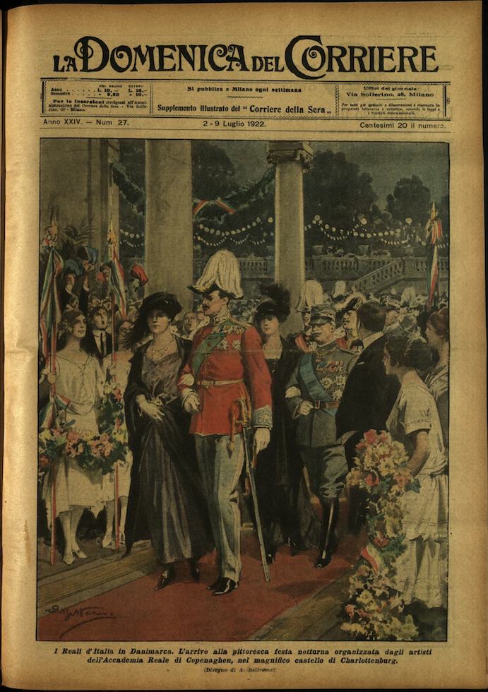 LA DOMENICA DEL CORRIERE. 2 - 9 luglio 1922. Anno …