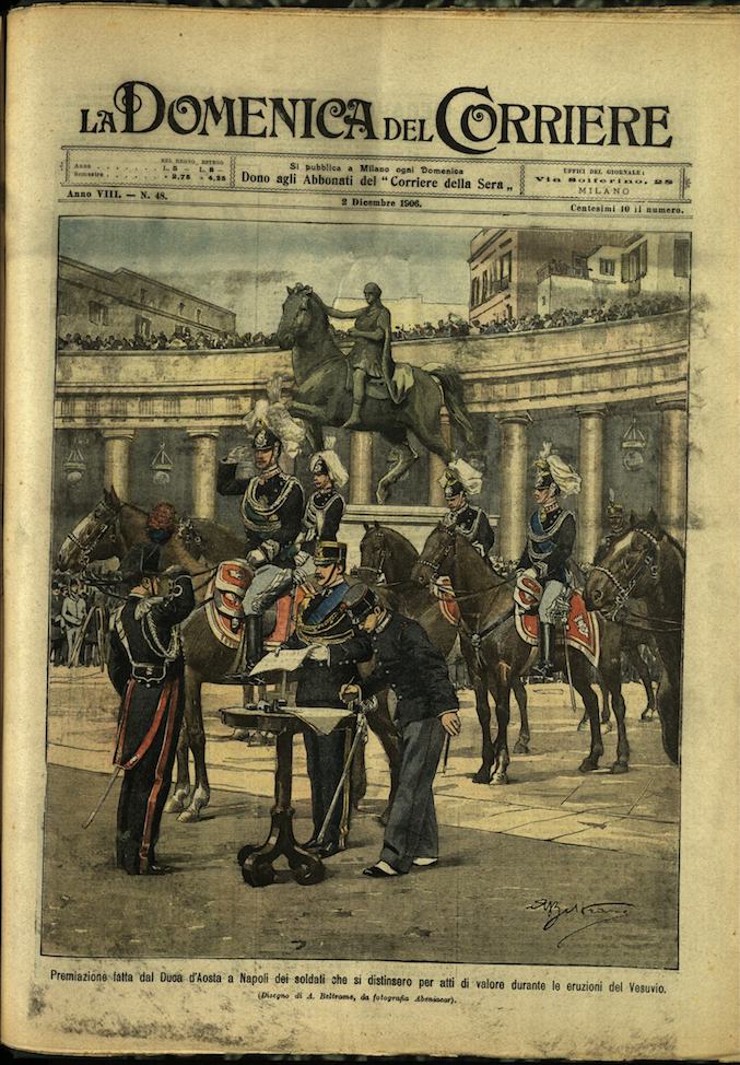 LA DOMENICA DEL CORRIERE. 2 Dicembre 1906. Anno VIII - …