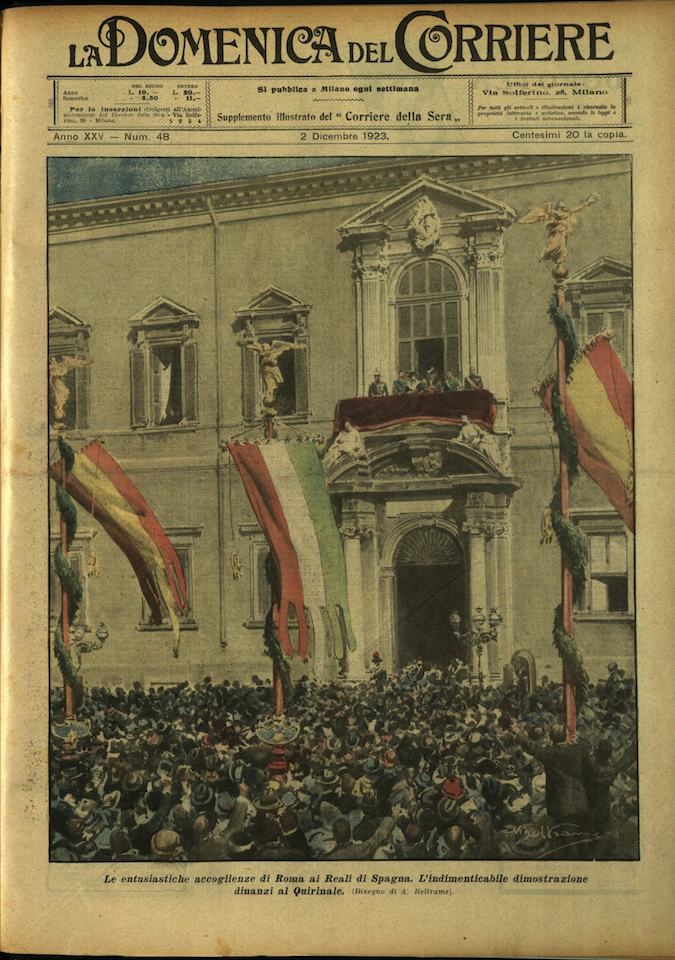 LA DOMENICA DEL CORRIERE. 2 dicembre 1923. Anno XXV - …