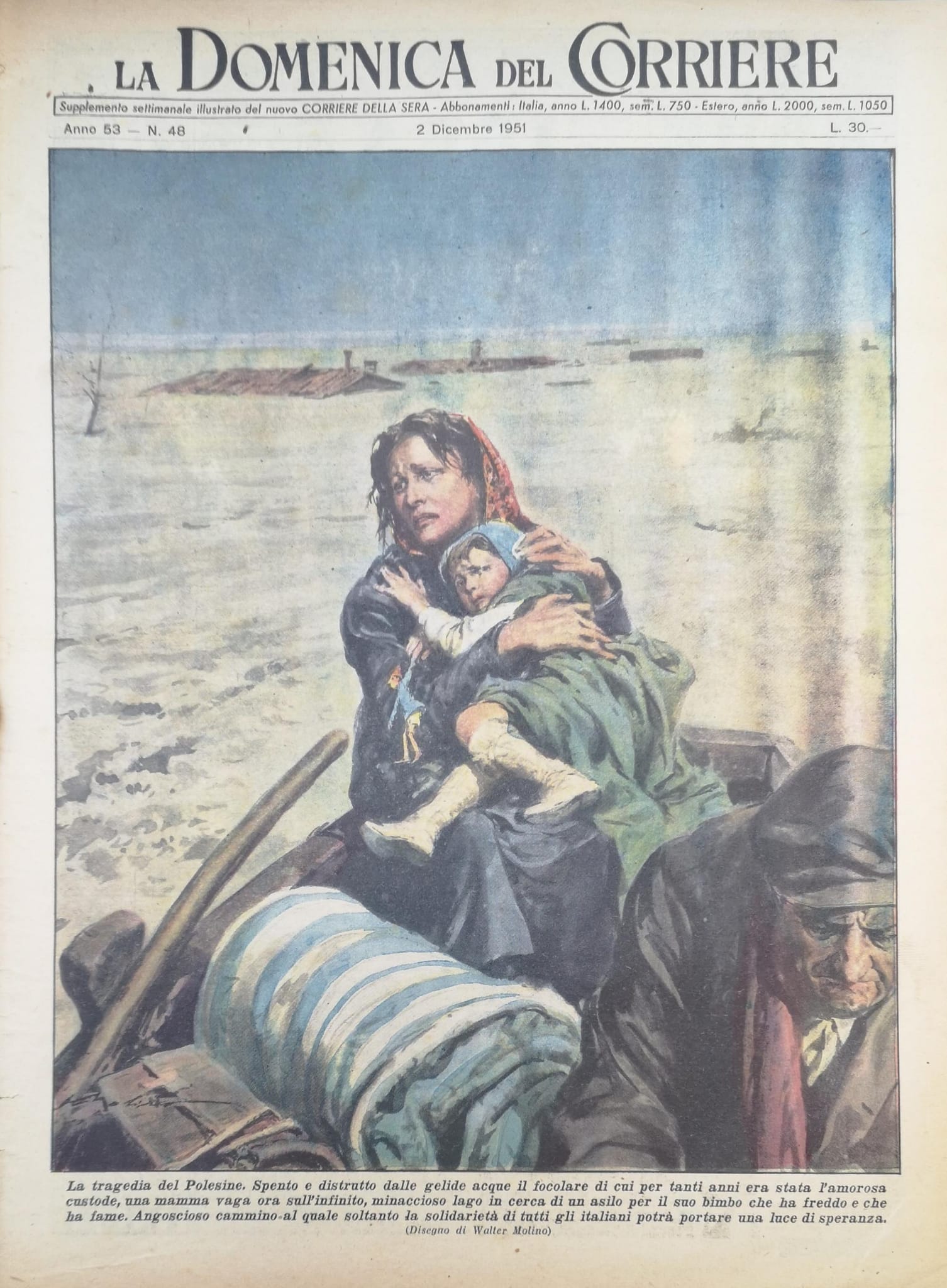 LA DOMENICA DEL CORRIERE 2 Dicembre 1951 Anno LIII - …