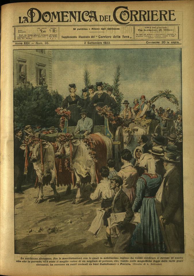 LA DOMENICA DEL CORRIERE. 2 settembre 1923. Anno XXV - …