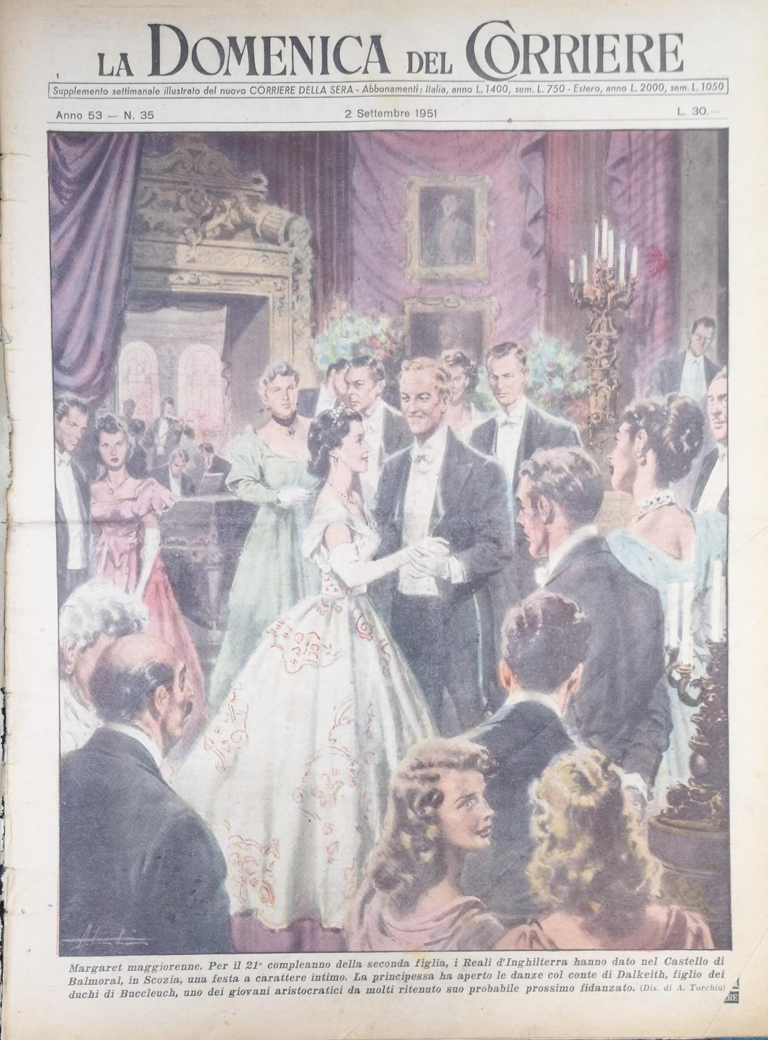 LA DOMENICA DEL CORRIERE 2 Settembre 1951 Anno LIII - …