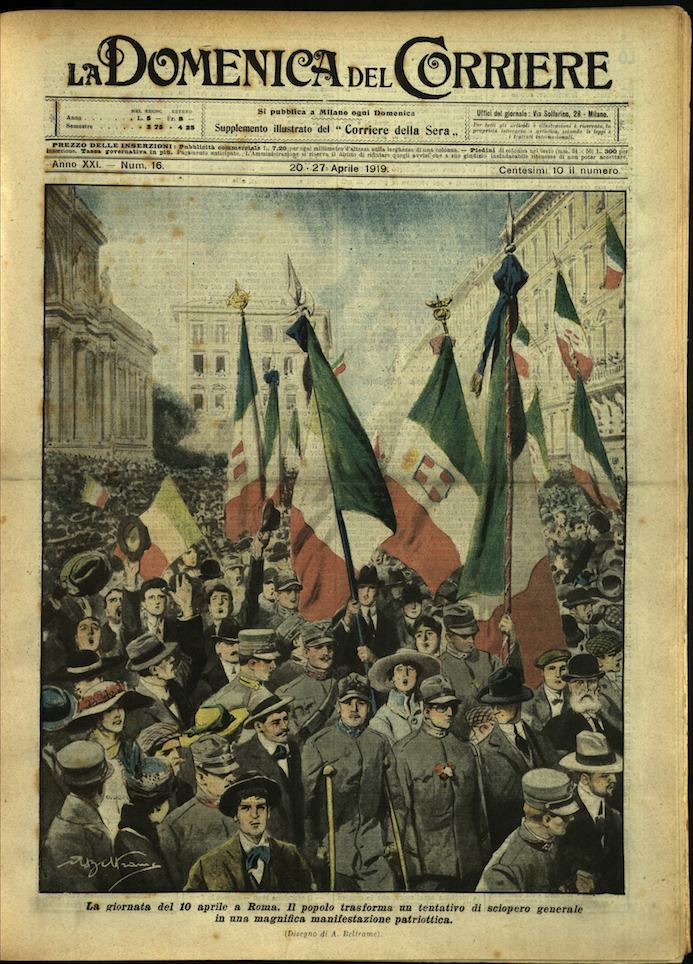 LA DOMENICA DEL CORRIERE. 20 - 27 aprile 1919. Anno …