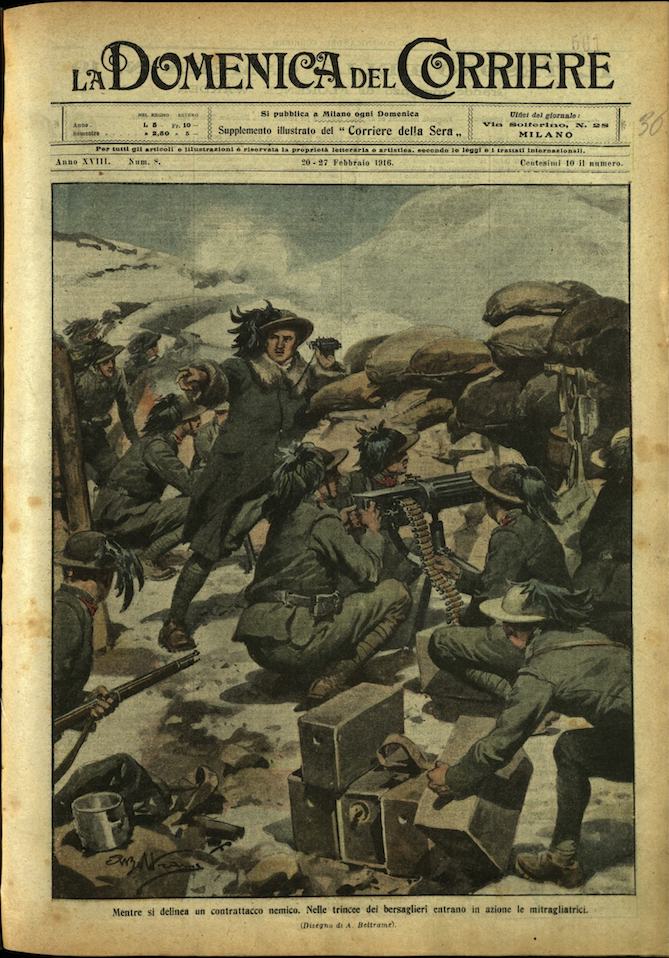 LA DOMENICA DEL CORRIERE. 20 - 27 Febbraio 1916. Anno …