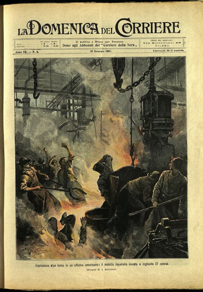 LA DOMENICA DEL CORRIERE. 20 Gennaio 1907. Anno IX - …