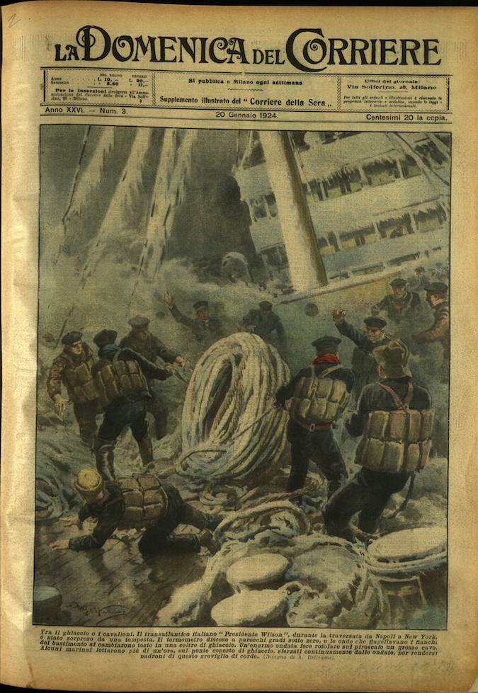 LA DOMENICA DEL CORRIERE. 20 Gennaio 1924. Anno XXVI - …
