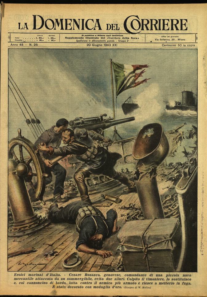 LA DOMENICA DEL CORRIERE. 20 giugno 1943. Anno XLV - …