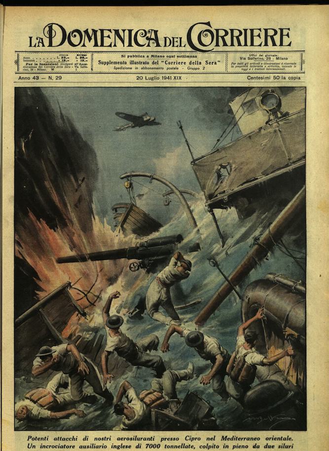 LA DOMENICA DEL CORRIERE. 20 luglio 1941. Anno XLIII - …