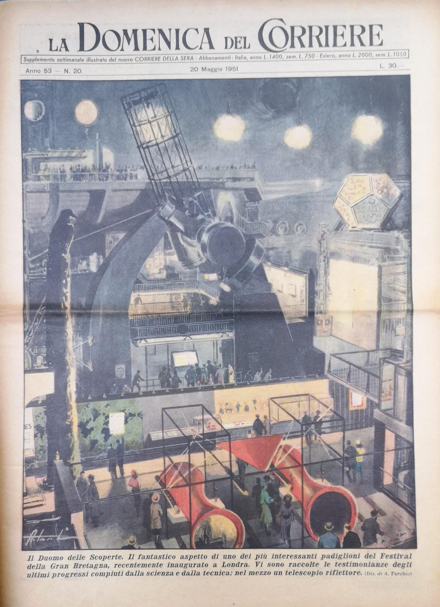 LA DOMENICA DEL CORRIERE 20 maggio 1951 Anno LIII - …