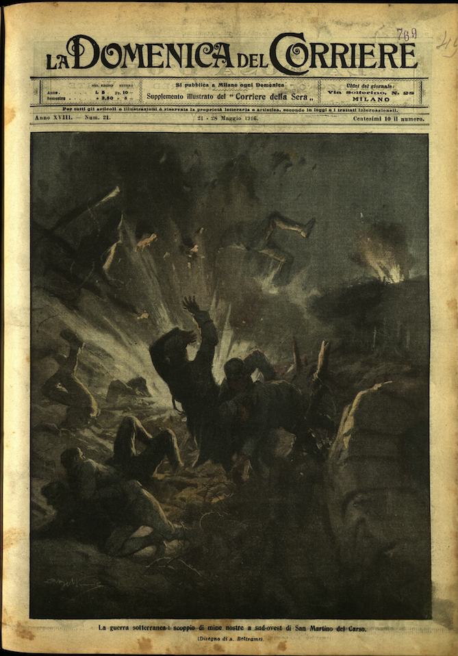 LA DOMENICA DEL CORRIERE. 21 - 28 maggio 1916. Anno …