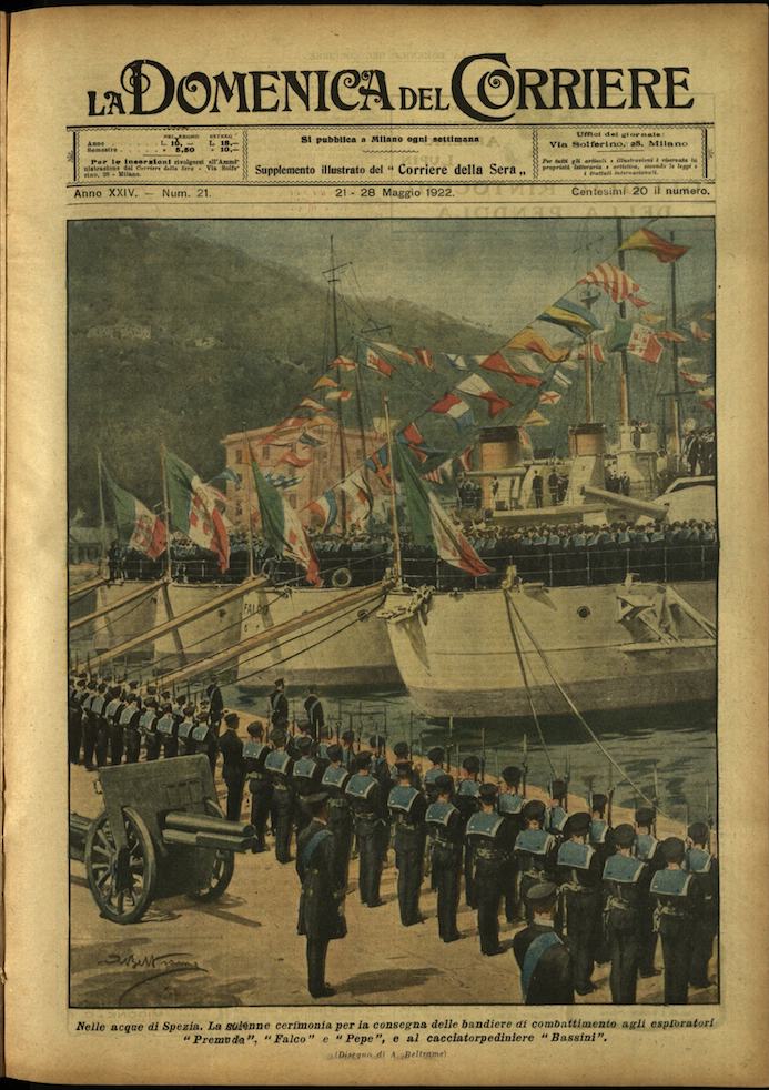 LA DOMENICA DEL CORRIERE. 21 - 28 maggio 1922. Anno …