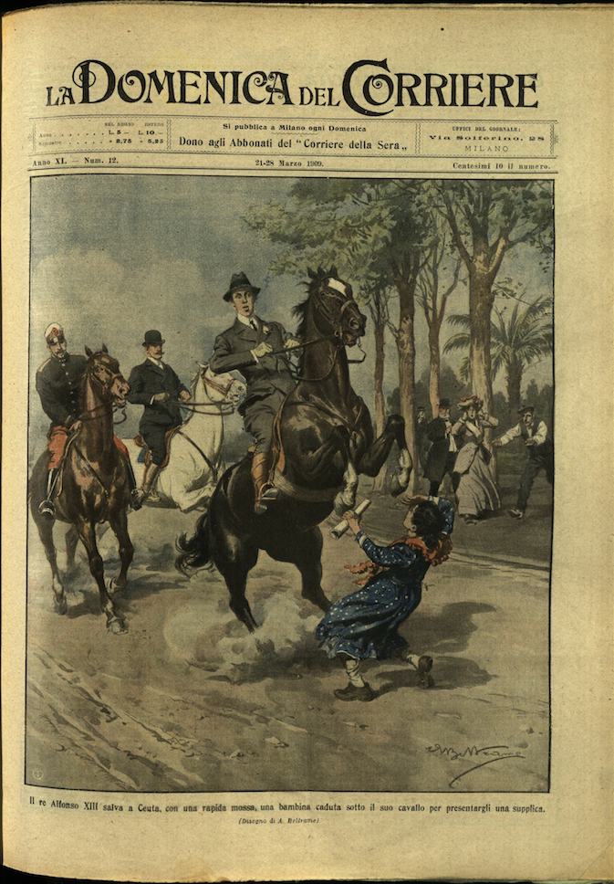 LA DOMENICA DEL CORRIERE 21 - 28 Marzo 1909 Anno …