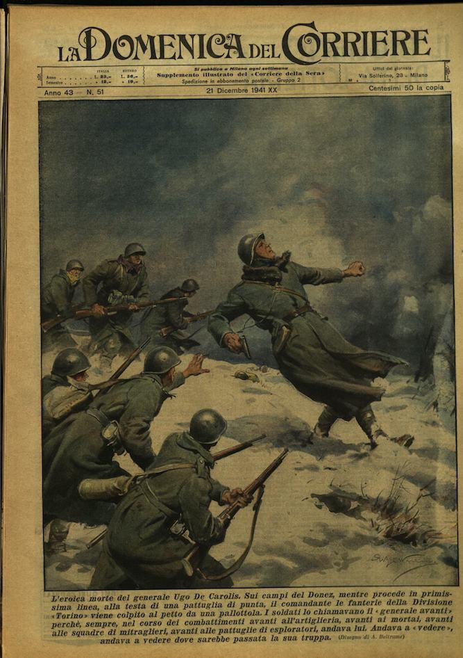 LA DOMENICA DEL CORRIERE. 21 dicembre 1941. Anno XLIII - …