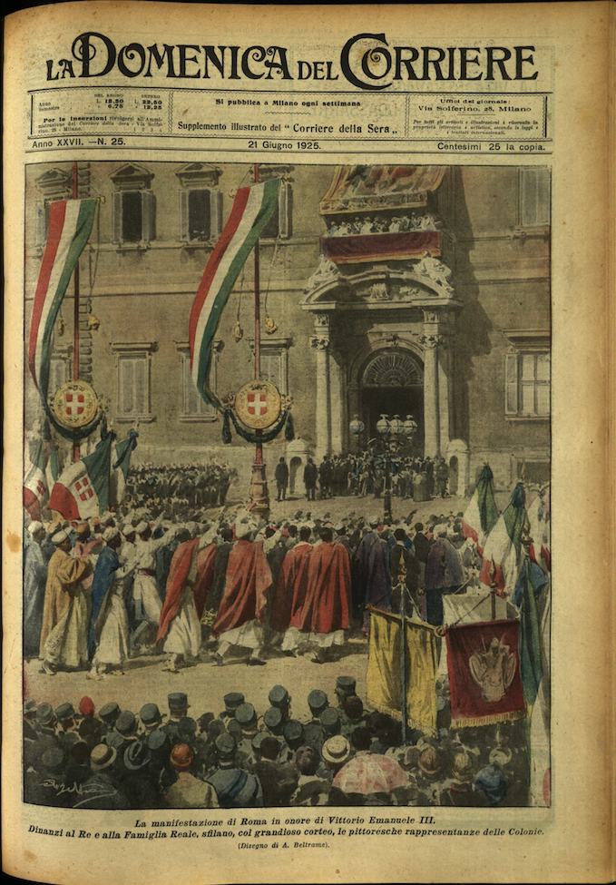LA DOMENICA DEL CORRIERE. 21 Giugno 1925. Anno XXVII - …