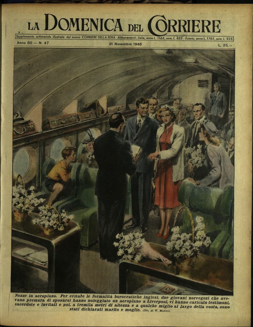 LA DOMENICA DEL CORRIERE. 21 novembre 1948. Anno L - …