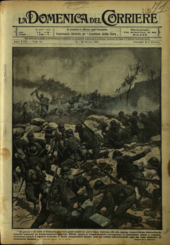 LA DOMENICA DEL CORRIERE. 22 - 29 ottobre 1916. Anno …