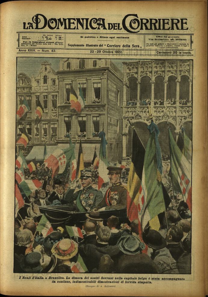 LA DOMENICA DEL CORRIERE. 22 - 29 ottobre 1922. Anno …