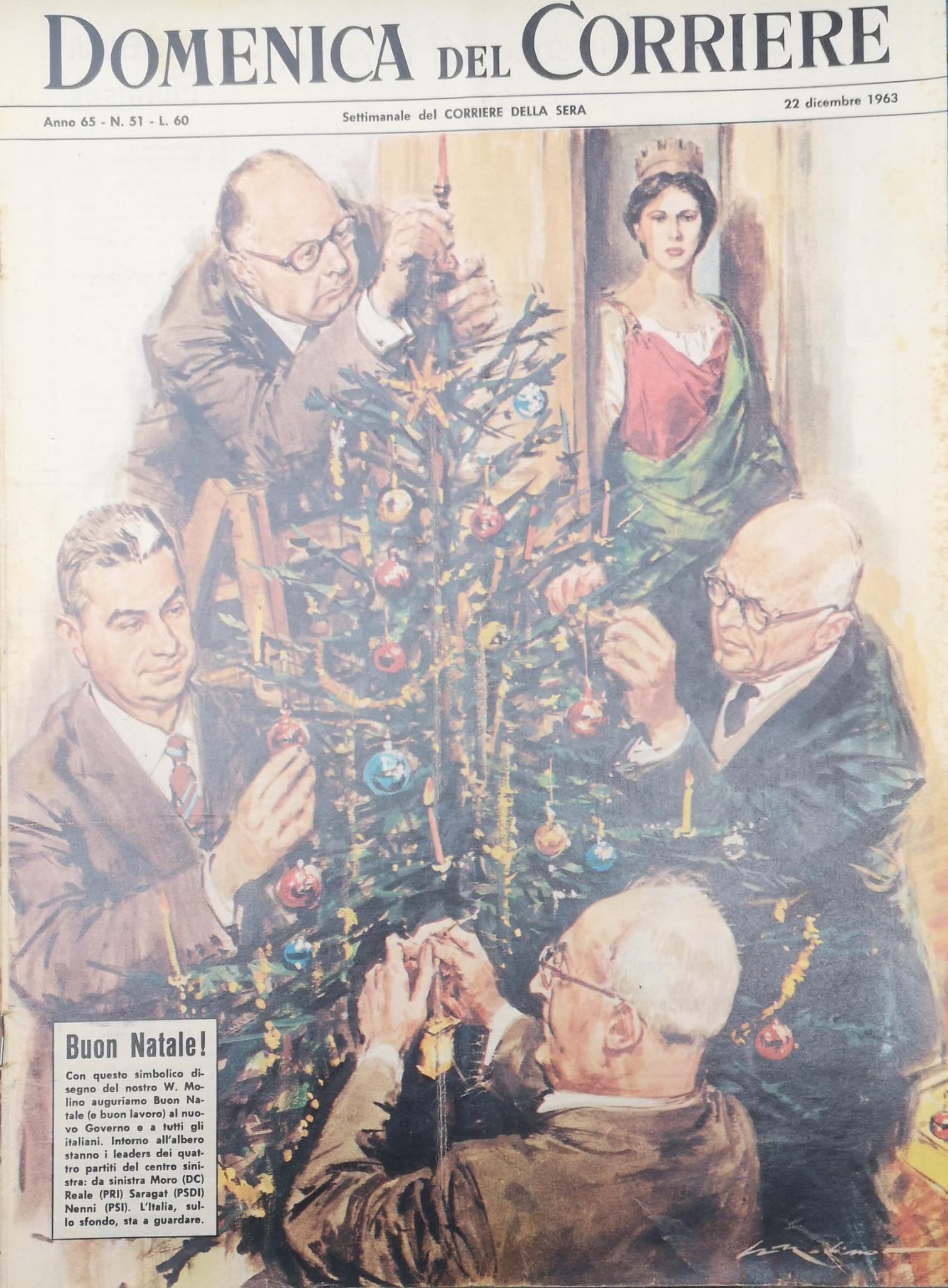 LA DOMENICA DEL CORRIERE 22 Dicembre 1963 Anno 65 - …