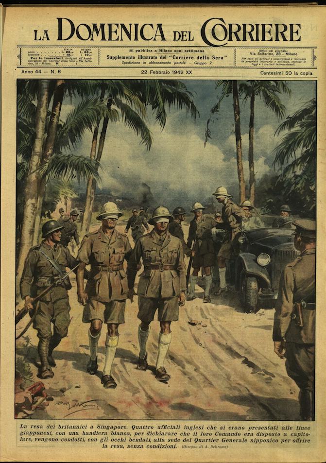 LA DOMENICA DEL CORRIERE. 22 febbraio 1942. Anno XLIV - …