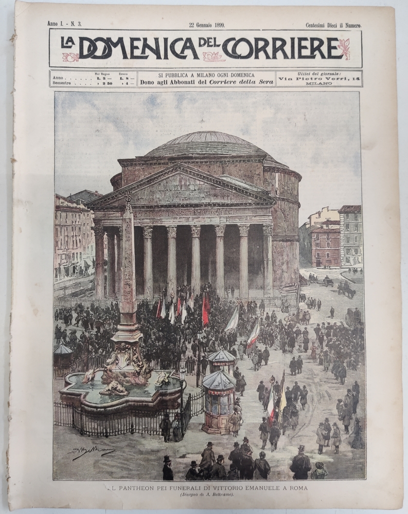 LA DOMENICA DEL CORRIERE 22 Gennaio 1899 Anno I - …
