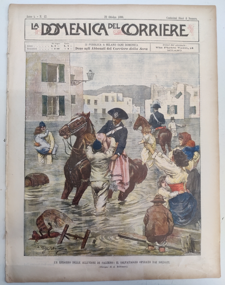 LA DOMENICA DEL CORRIERE 22 Ottobre 1899 Anno I - …
