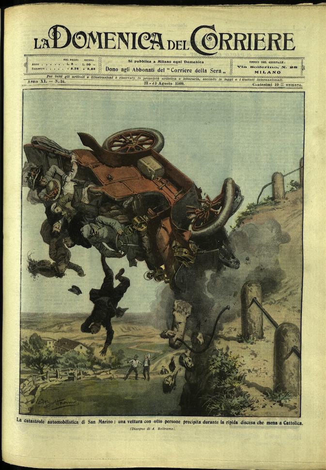 LA DOMENICA DEL CORRIERE. 23 - 30 Agosto 1909. Anno …