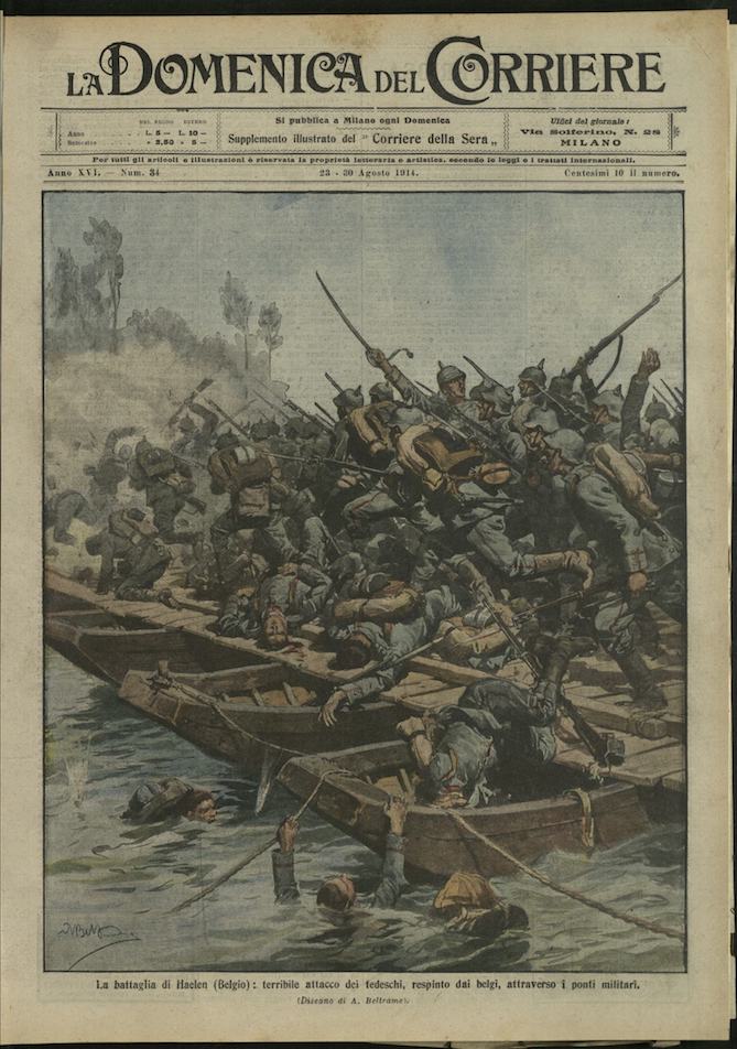 LA DOMENICA DEL CORRIERE. 23 - 30 Agosto 1914. Anno …