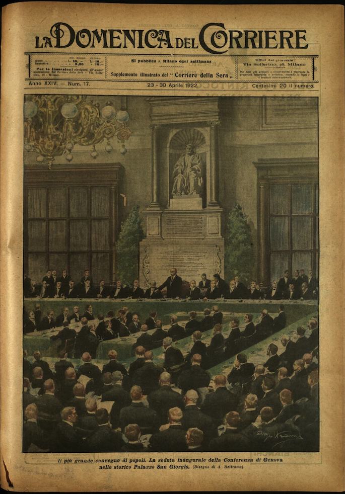 LA DOMENICA DEL CORRIERE. 23 - 30 aprile 1922. Anno …