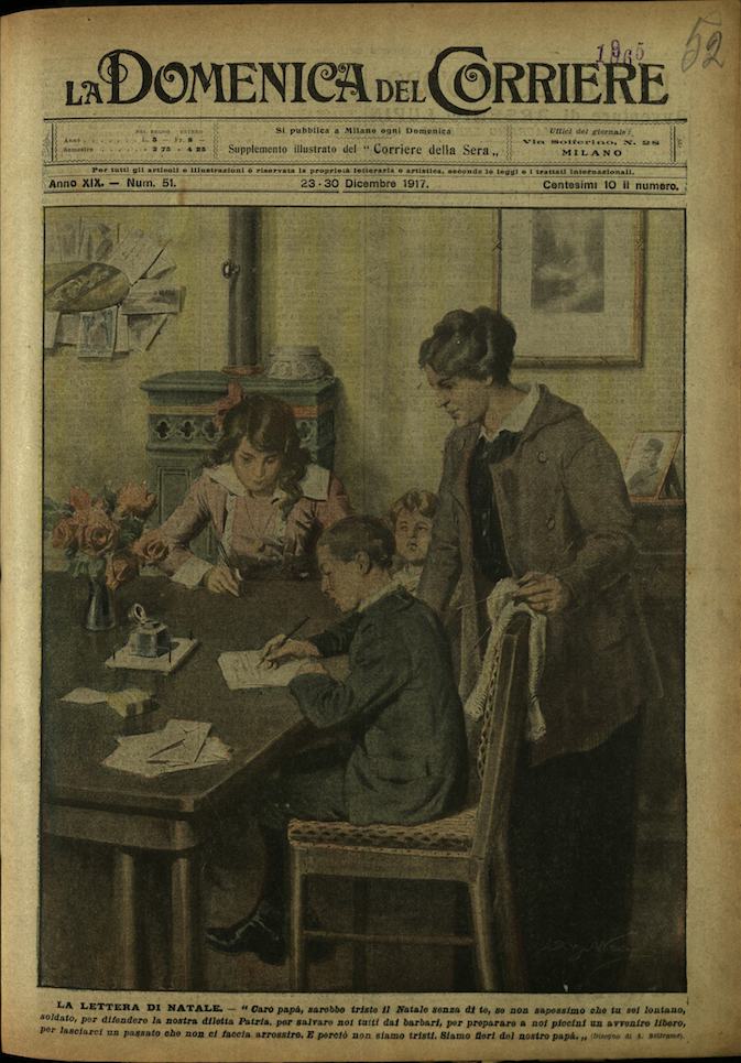 LA DOMENICA DEL CORRIERE. 23 - 30 dicembre 1917. Anno …
