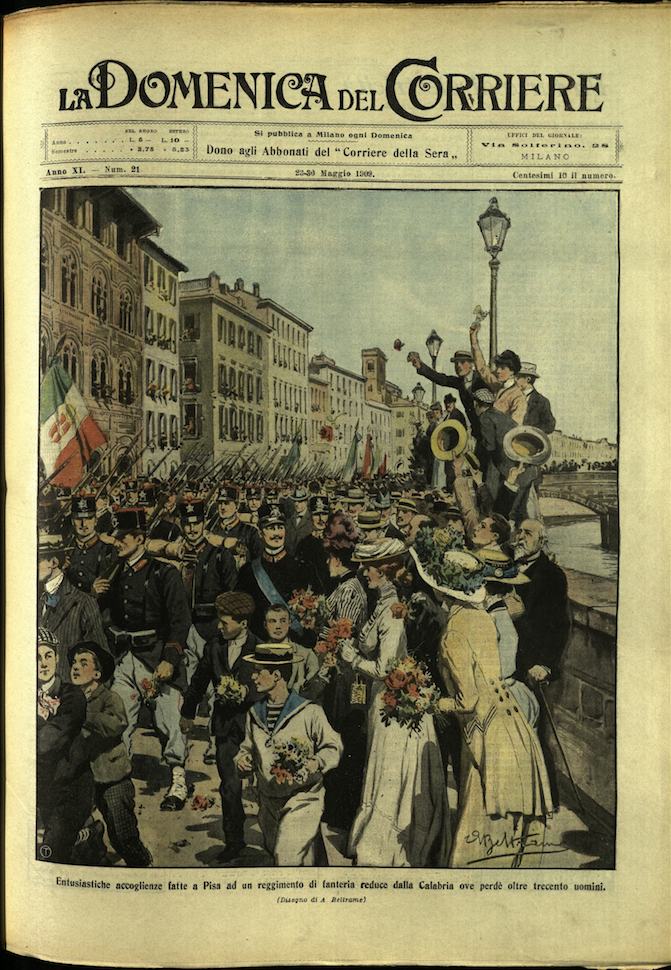 LA DOMENICA DEL CORRIERE. 23 - 30 Maggio 1909. Anno …
