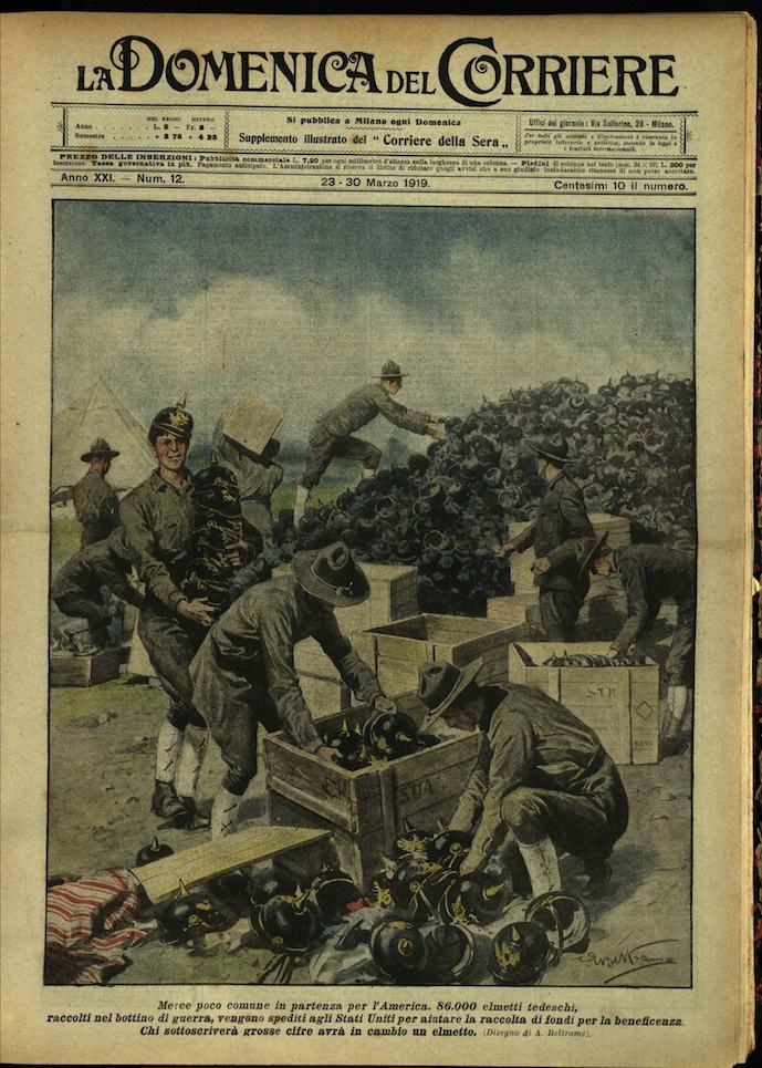 LA DOMENICA DEL CORRIERE. 23 - 30 marzo 1919. Anno …
