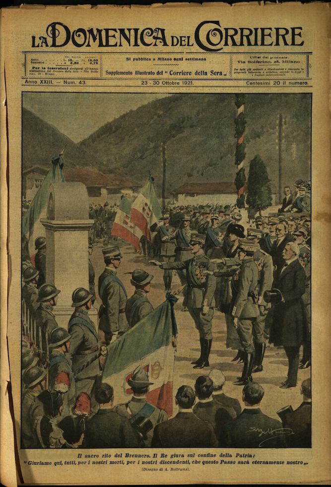 LA DOMENICA DEL CORRIERE. 23 - 30 ottobre 1921. Anno …