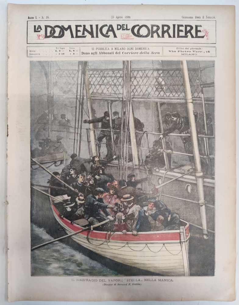 LA DOMENICA DEL CORRIERE 23 Aprile 1899 Anno I - …