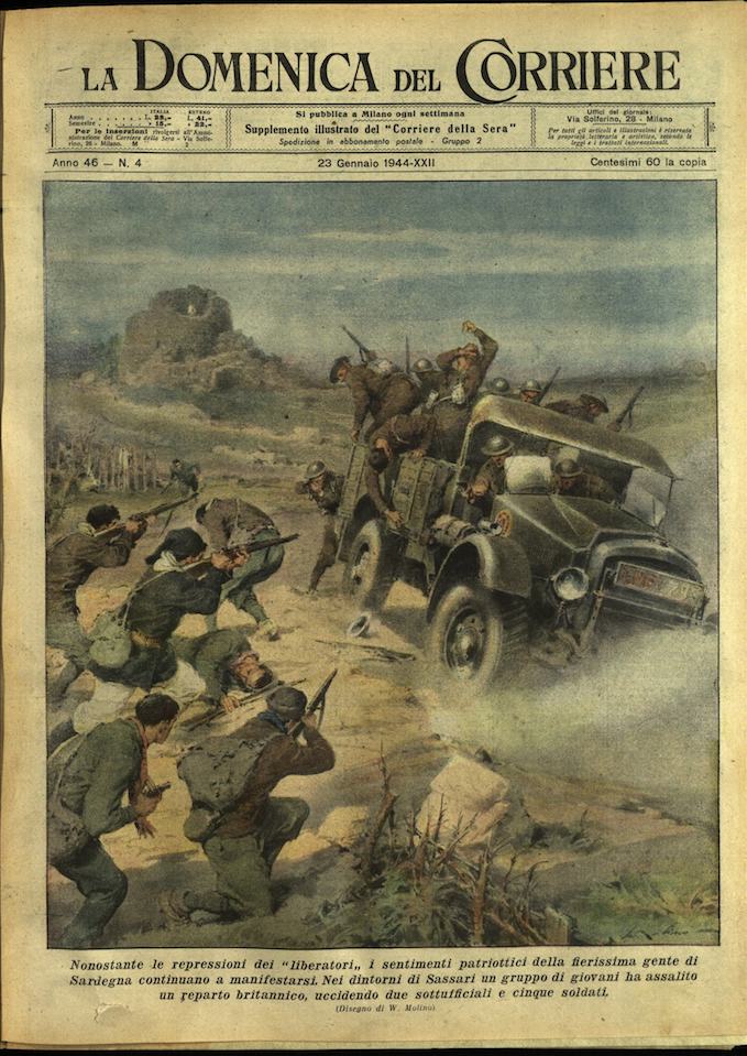 LA DOMENICA DEL CORRIERE. 23 gennaio 1944. Anno XLVI - …