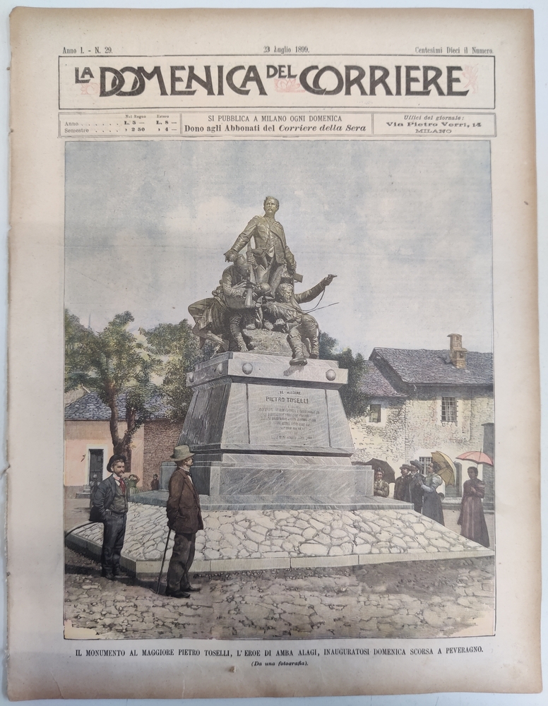 LA DOMENICA DEL CORRIERE 23 Luglio 1899 Anno I - …